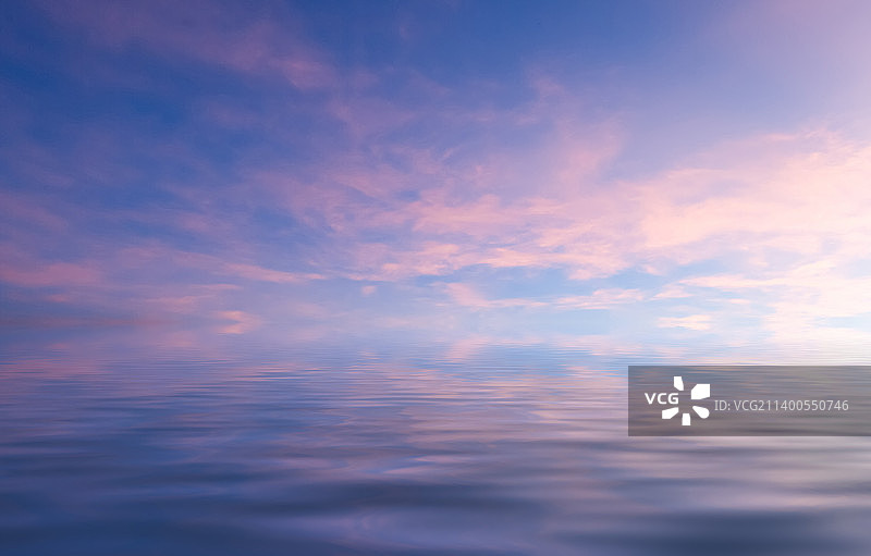 天空和倒影图片素材