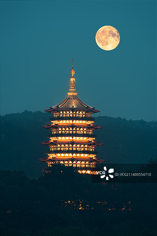 雷峰塔图片素材