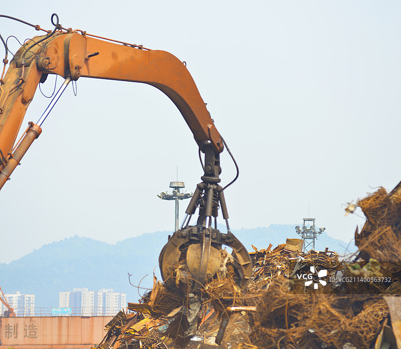 金属回收站图片素材