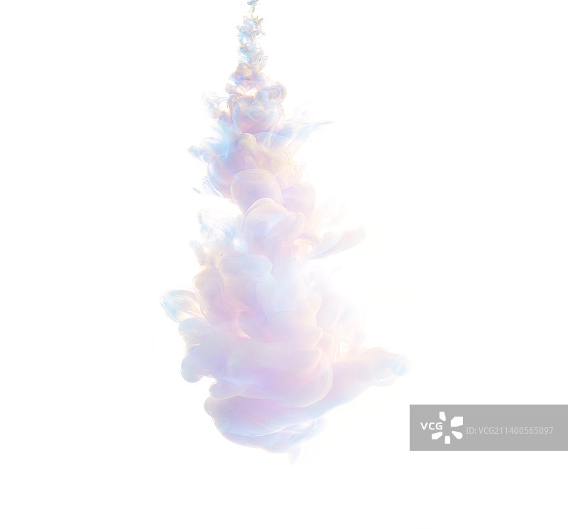 彩色墨水喷溅图片素材