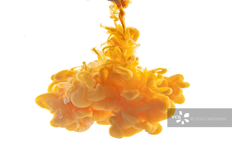 彩色墨水喷溅图片素材