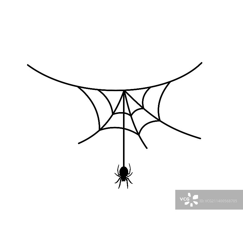 恐怖蜘蛛网背景图片素材