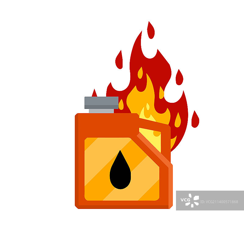 红色油箱燃料罐图片素材