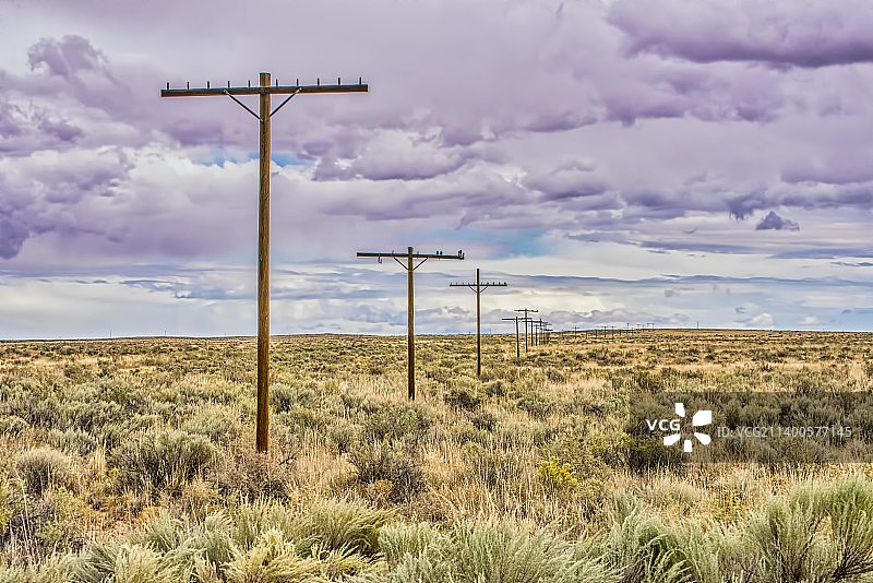 美国亚利桑那田野天空美景图片素材