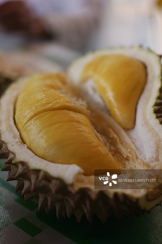 马来西亚吉隆坡榴莲特写图片素材