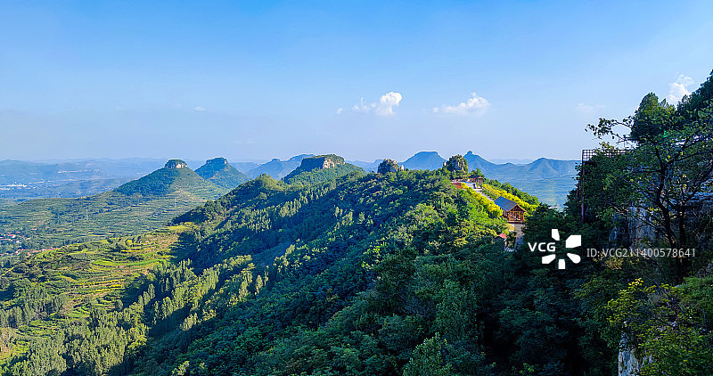 山东省沂蒙山世界地质公园岱崮景区风景图片素材