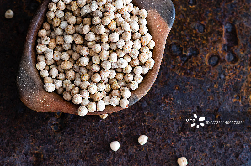 俯视镜头下的碗中种子，阿根廷图片素材