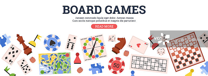 带文字的棋盘游戏网页banner图片素材