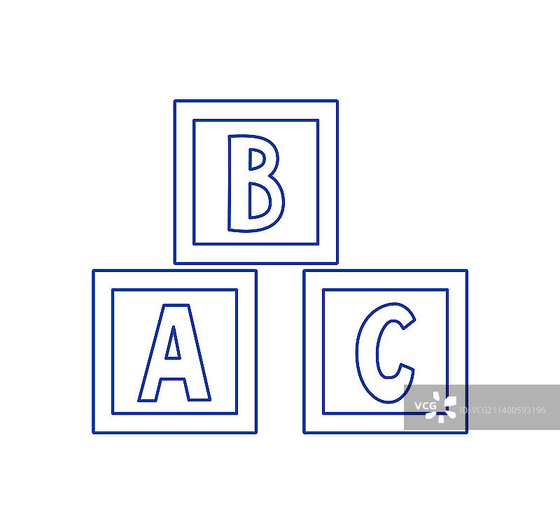 ABC图标宝宝图片素材