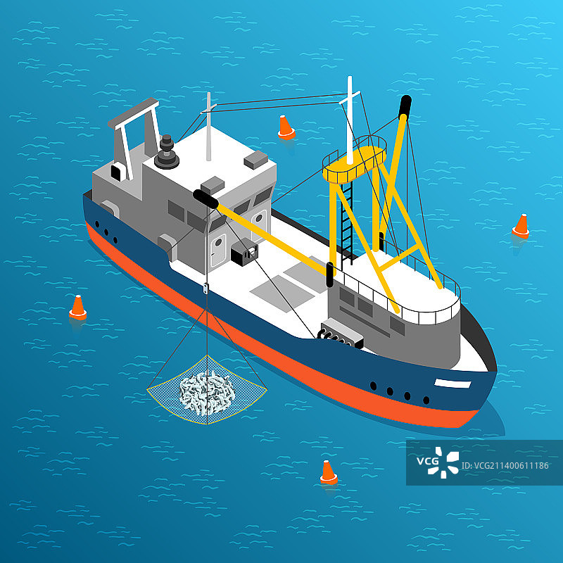 商业渔船图片素材