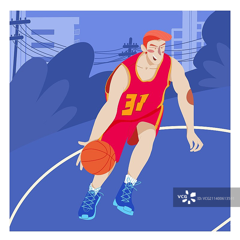 篮球运动员图片素材