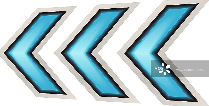 弹球箭头发光组合图片素材