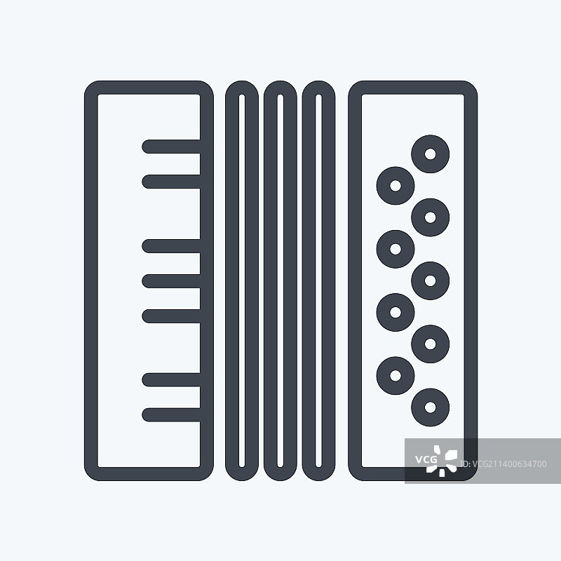 教育符号手风琴图标图片素材