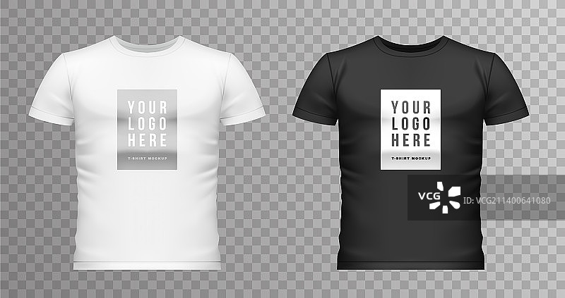 男士T恤模型图标集图片素材