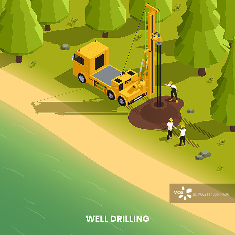 钻井作业图片素材