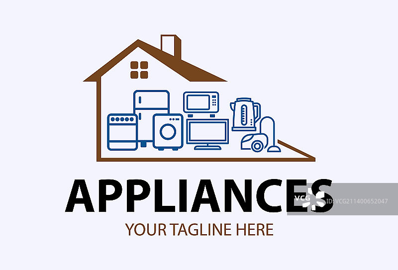 现代简约家电商店logo图片素材