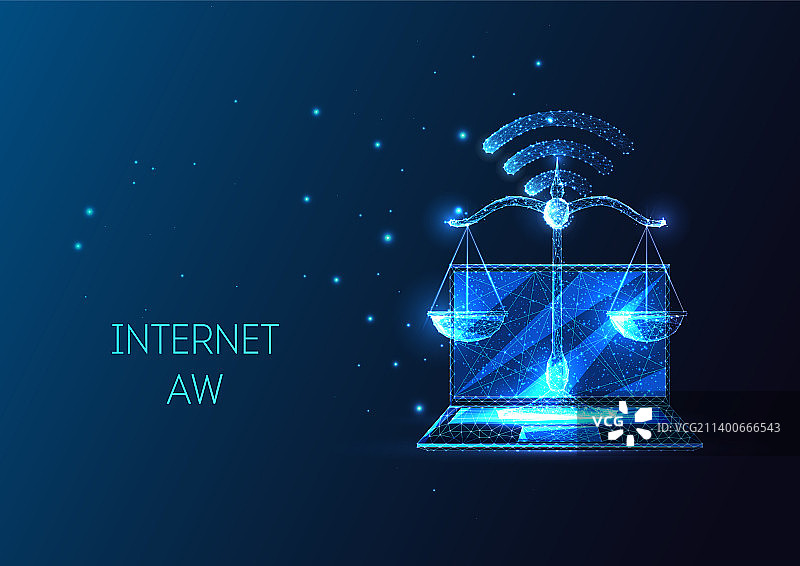 互联网法律网络中立性概念图片素材