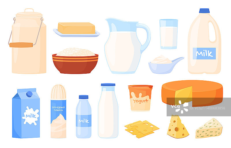 农场天然乳制品图片素材
