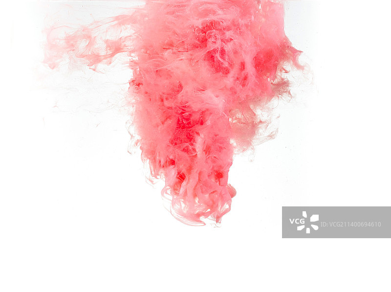 红色墨水喷溅图片素材