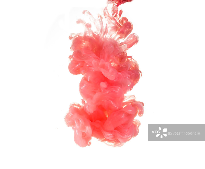 红色墨水喷溅图片素材