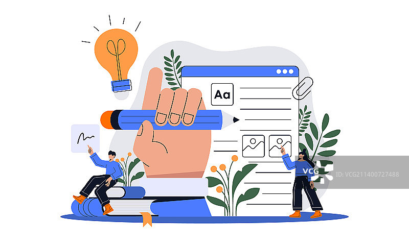 职业作家、博主、记者图片素材