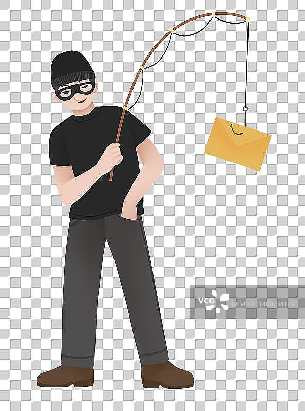 电信诈骗钓鱼短信图片素材