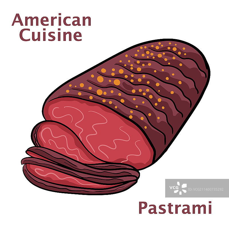 新鲜切片牛肉熏牛肉图片素材