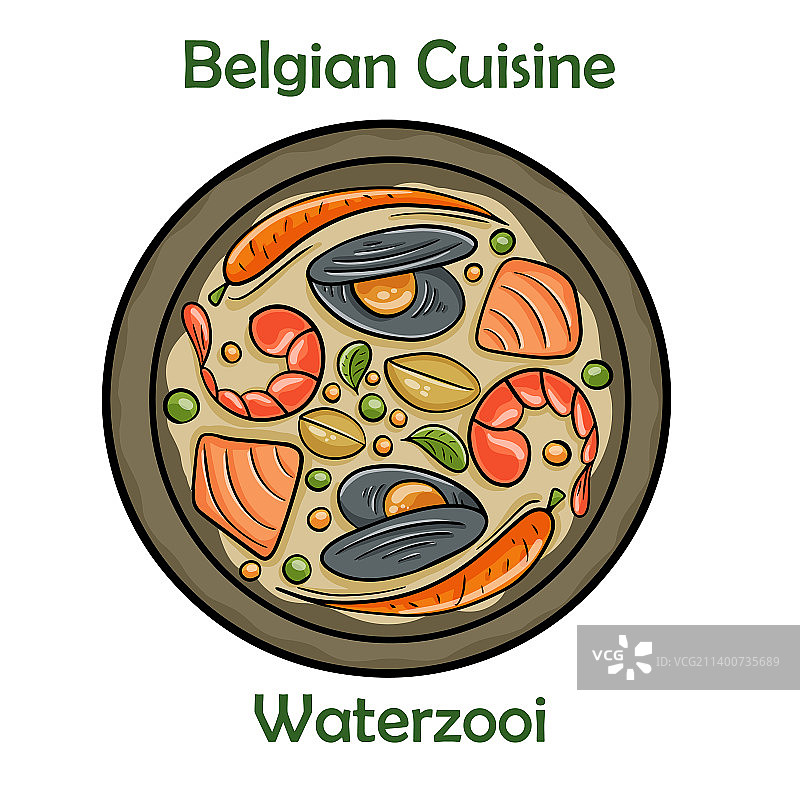 海鲜奶油汤图片素材