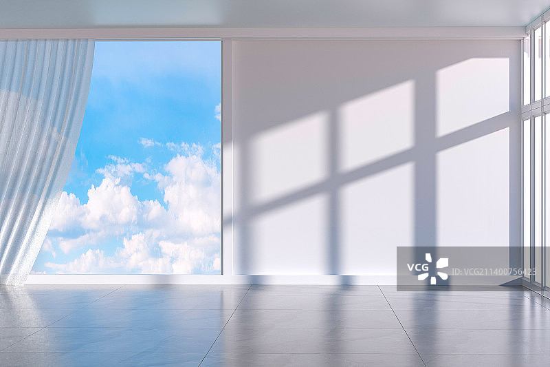 白色干净的客厅图片图片素材