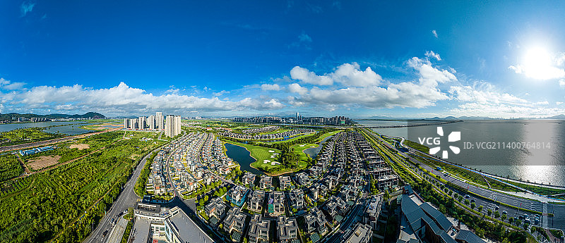 珠海金湾高尔夫球场别墅群图片素材