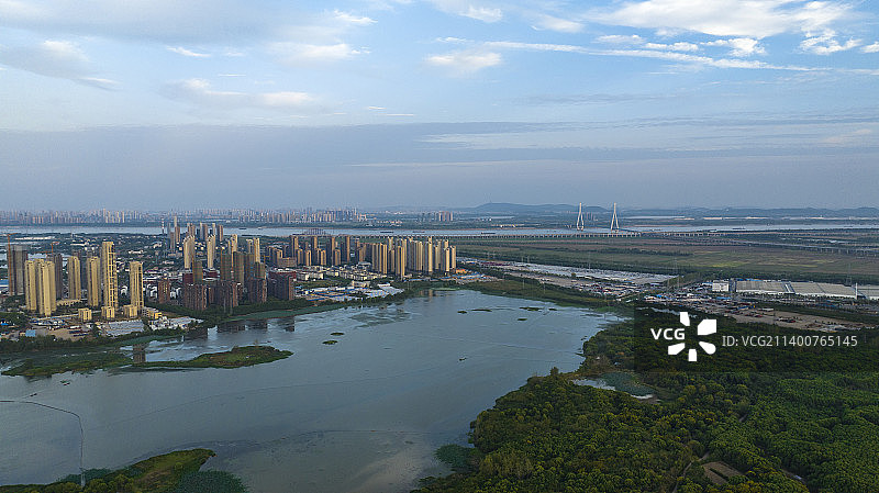 武汉蔡甸汤湖公园风景图片素材