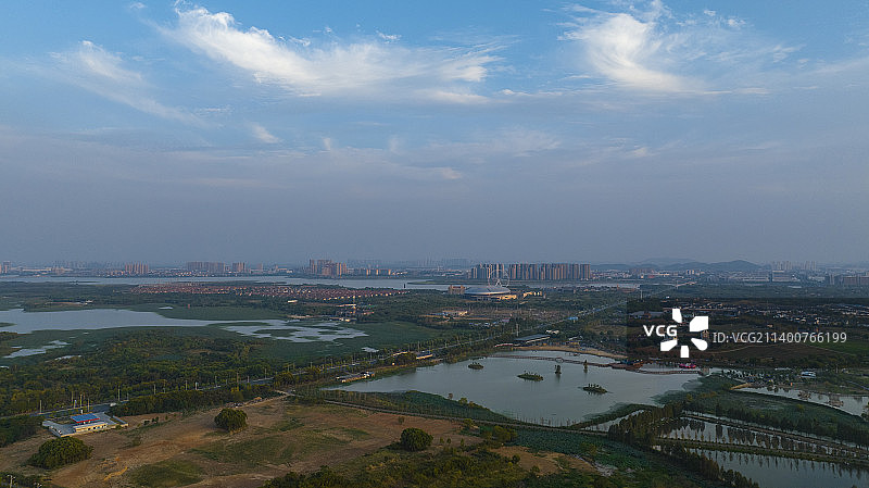 武汉蔡甸汤湖公园风景图片素材