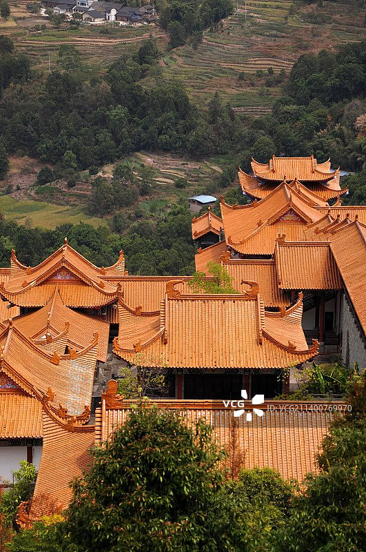 重庆江津四面山少林寺图片素材