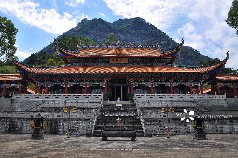 重庆江津四面山少林寺图片素材