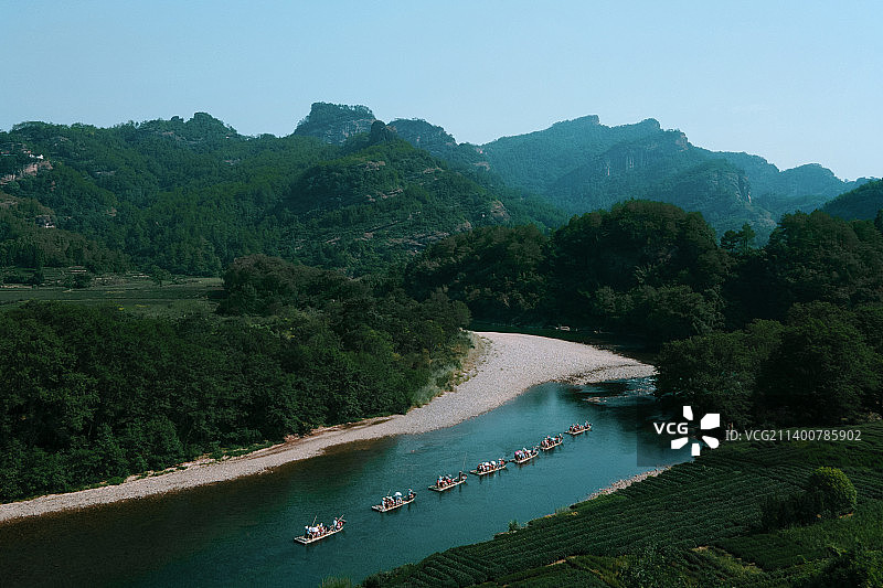 九曲溪图片素材