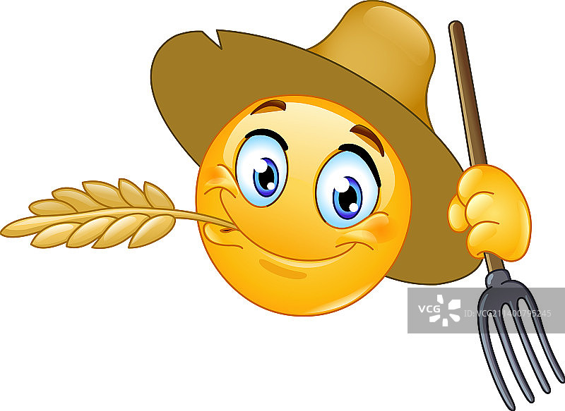 农民表情符号图片素材