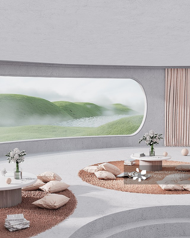 iDSTORE-3D电商家居场景户外自然风景产品展示背景图片素材