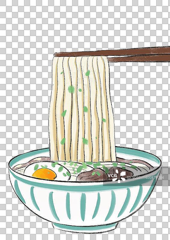 一碗大面条图片素材