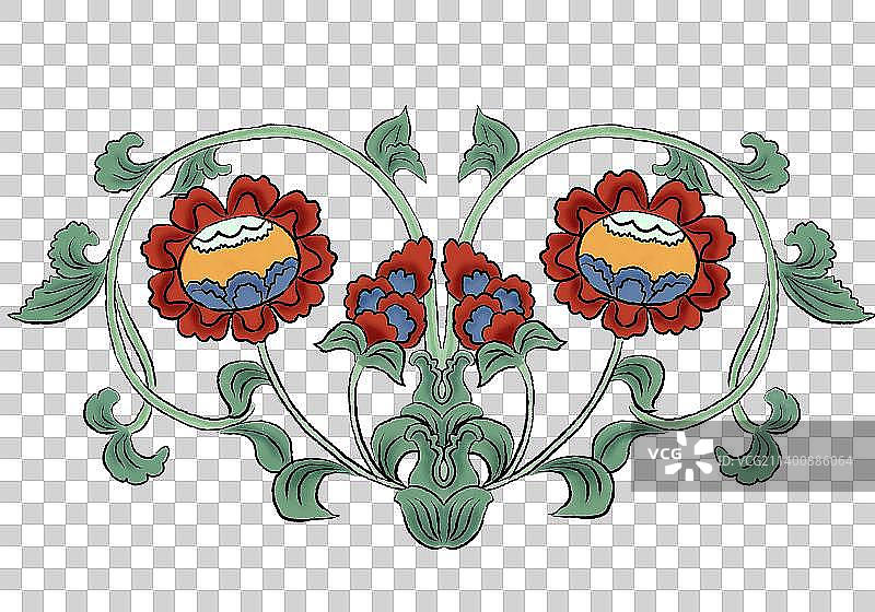 藤曼花纹饰系列图片素材