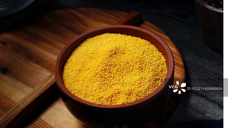 优质黄糯小米图片素材