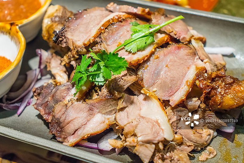 白切羊肉图片素材