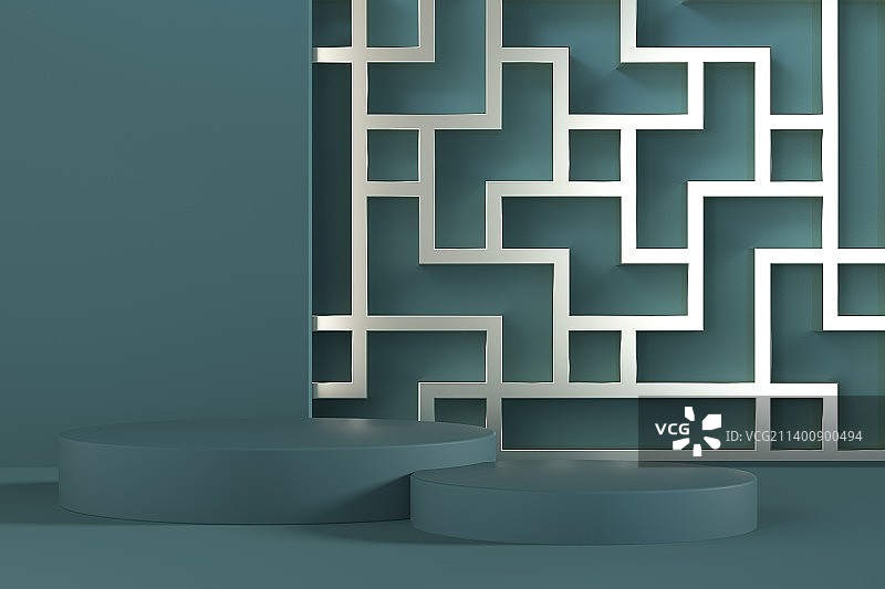 三维图形渲染空间展览背景图片素材