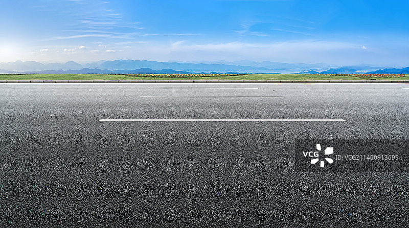 道路地面和户外自然风光图片素材
