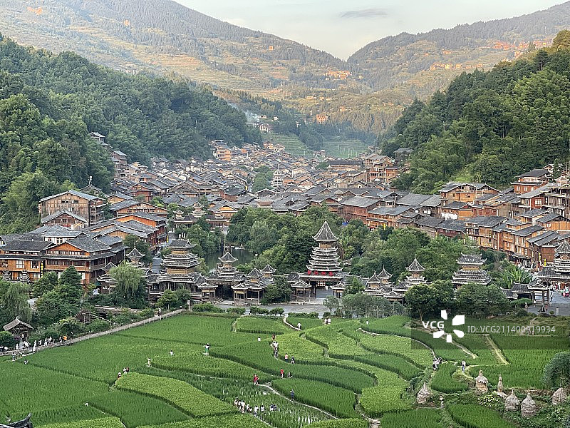 贵州省肇兴侗寨图片素材