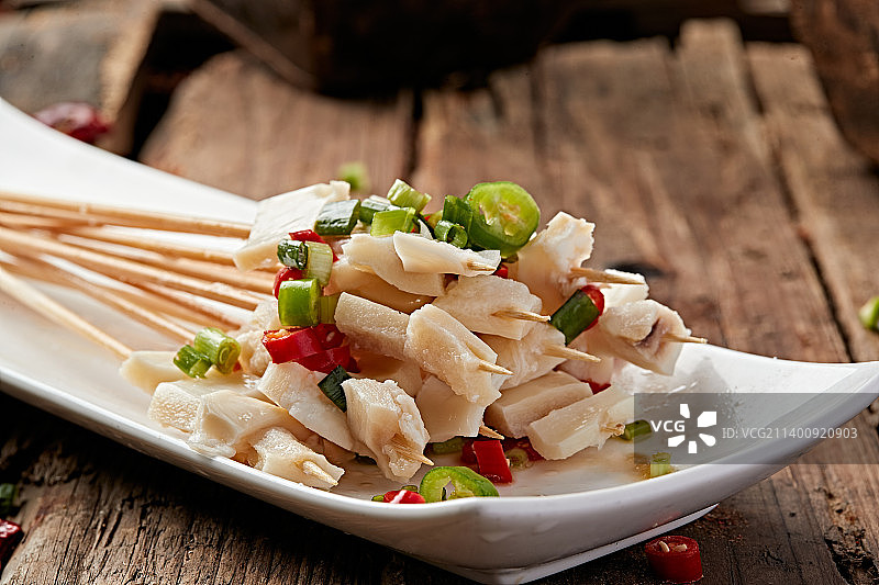 成都串串牛板筋肚仁图片素材