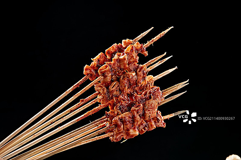 炭烤牛心管（黄喉）图片素材
