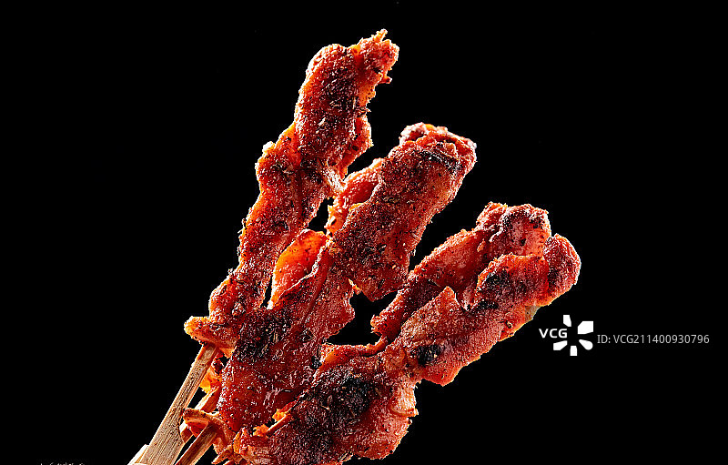 炭烤骨肉相连图片素材