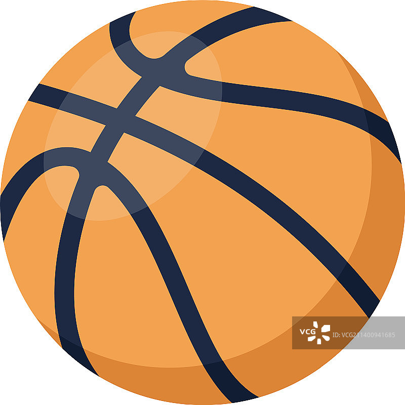 篮球扁平图标图片素材