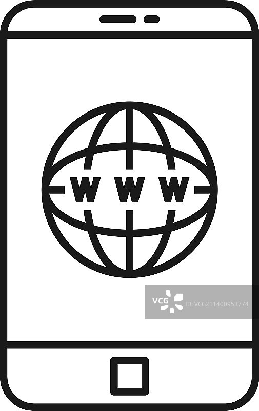 网站线稿联系我们图标设计模板图片素材