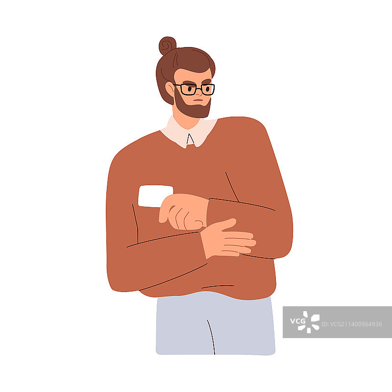 怀疑和怀疑的皱眉者图片素材